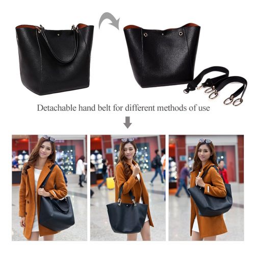  Aosbos Tote Bag for Women Leather Handbags Shoulder Bags Large Hobo Purse Work Travel