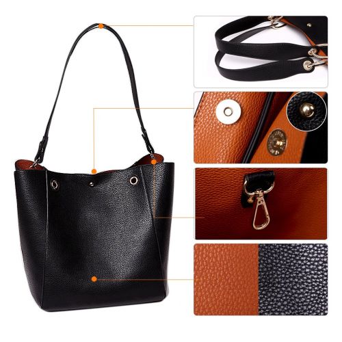  Aosbos Tote Bag for Women Leather Handbags Shoulder Bags Large Hobo Purse Work Travel