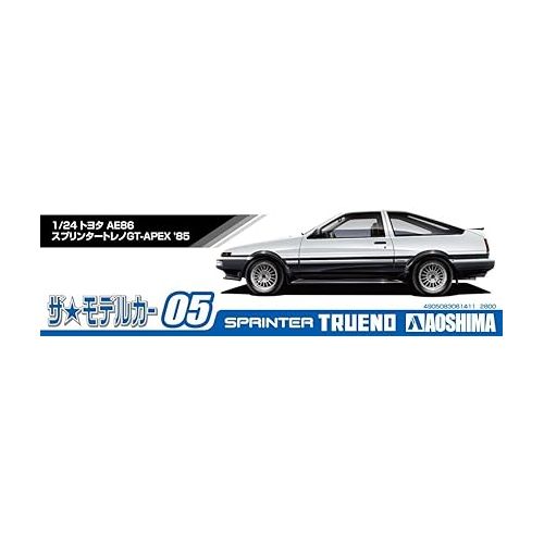  Aoshima Toyota AE86 Sprinter Trueno GT-APEX ’85 1:24 Scale Model Kit