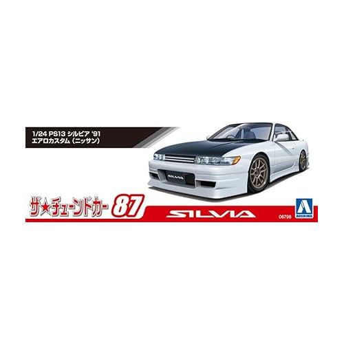  Aoshima Nissan PS13 Silvia ’91 Aero Custom 1:24 Model Kit