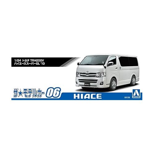  Aoshima Toyota TRG200V Hiace Super GL ’10 1:24 Model Kit