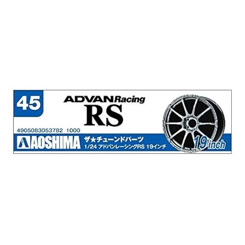  Aoshima 1/24 Tuned Parts No.45 ADVAN Racing RS 19inch(Plastic Model Parts)