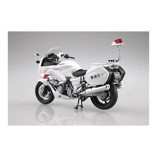  Aoshima 1/12 Scale FJR1300P Police Motorcycle (Metropolitan Police Department) Diecast Motorcycle - Plastic Model Building Kit # 10678