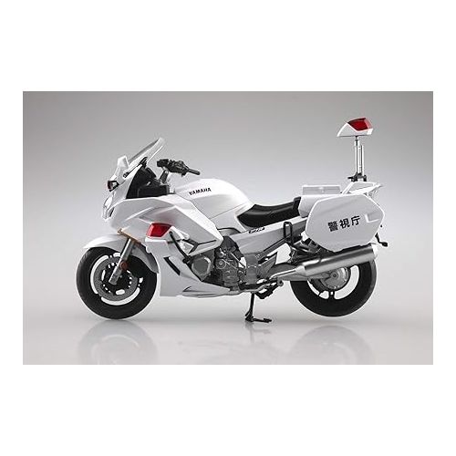  Aoshima 1/12 Scale FJR1300P Police Motorcycle (Metropolitan Police Department) Diecast Motorcycle - Plastic Model Building Kit # 10678