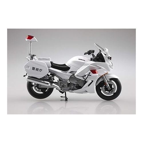  Aoshima 1/12 Scale FJR1300P Police Motorcycle (Metropolitan Police Department) Diecast Motorcycle - Plastic Model Building Kit # 10678