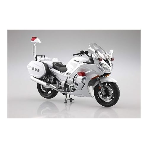  Aoshima 1/12 Scale FJR1300P Police Motorcycle (Metropolitan Police Department) Diecast Motorcycle - Plastic Model Building Kit # 10678