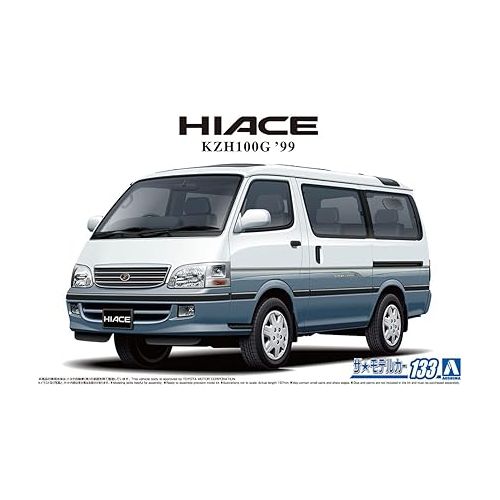  Aoshima Toyota KZH100G Hiace Super Custom G ’99 1:24 Scale Model Kit