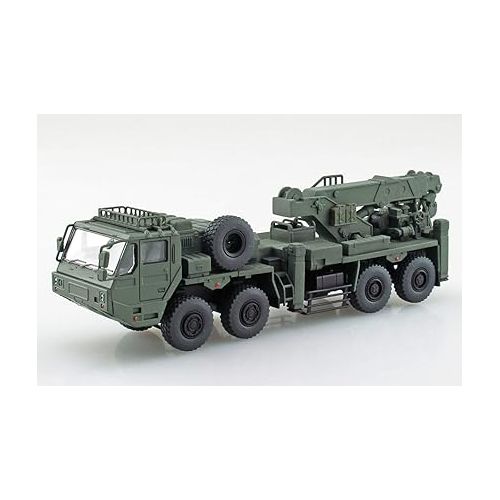  Aoshima Bunka Kyozai 1/72 Military Model Kit Series No.19 Japan Ground Self-Defense Force Heavy Wheel Recovery Car Plastic Model