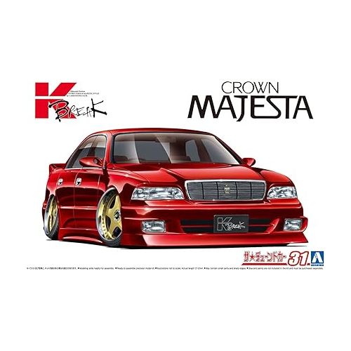  Aoshima K-Break UZS141 Majesta ’91 Toyota 1:24 Scale Model Kit