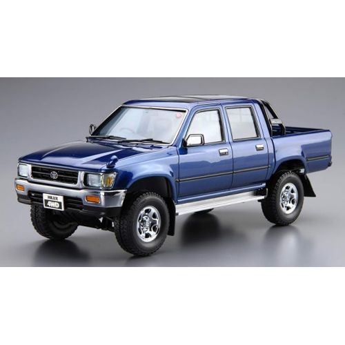  Aoshima Toyota LN107 Hilux Pickup Double Cab 4WD ’94 1:24 Scale Model Kit