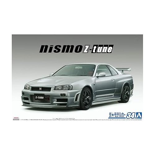  Aoshima Nismo BNR34 Skyline GT-R Z Tune ’04 1:24 Scale Model Kit
