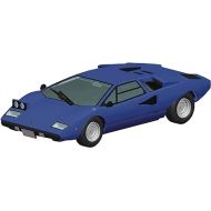 Aoshima Lamborghini Countach LP400 (Blue) 1:32 Scale Model Kit