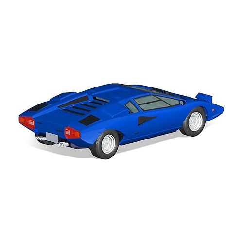  Aoshima Lamborghini Countach LP400 (Blue) 1:32 Scale Model Kit