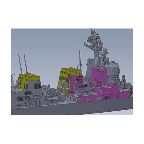  Aoshima Bunka Kyozai 026 1/700 Water Line Series Maritime Self-Defense Force Escort Ship Fuyuzuki Plastic Model