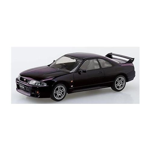  Aoshima Bunka Kyozai 1/32 The Snap Kit Series Nissan R33 Skyline GT-R Midnight Purple Color Coded Plastic Model 15-A