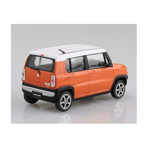  Aoshima 1/32 Scale 58329 01-C Suzuki Hustler (Passion Orange) Pre-Painted Snap-Fit Kit
