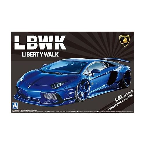  Aoshima LB Works Lamborghini Aventador (Ver. 2) 1:24 Scale Model Kit