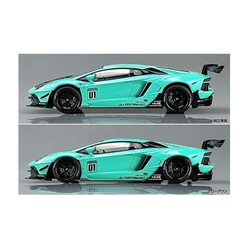  Aoshima LB Works Lamborghini Aventador (Limited Edition) 1:24 Scale Plastic Model kit