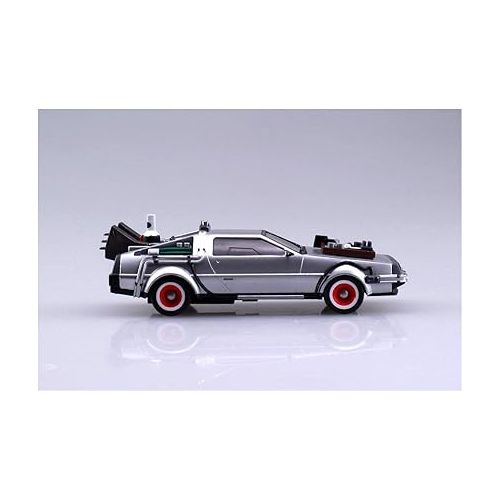  Aoshima Movie Mecha Series No.13 Back to the Future Pullback DeLorean Part.3 1/43 Scale Plastic Model kit