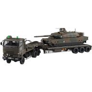 Aoshima 54321 AFV Series No. 16 JGSDF Type 10 Tank w/Type 73 Extra Large Semi-Trailer Truck 1/72 kit - Plastic Model Building Kit # 54321