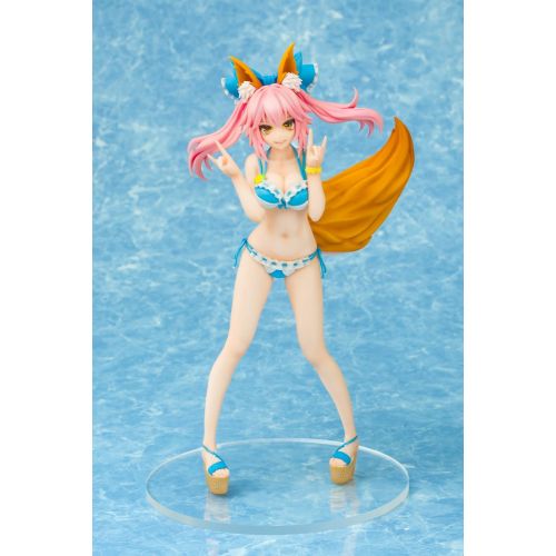  Aoshima Bunka kyozai (AOSHIMA) Aoshima FateEXTELLA PVC Statue 18 Tamamo no Mae Summer Vacation Ver. 24 cm