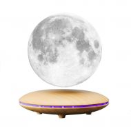 Aoxin AOXIN Moon Lamp, 3D Printing Magnetic Levitation Moon Light Lamps with 360 Auto Rotating and 4 Working Light Modes - for Home、Office Decor, Creative Gift (5.5 Inch)