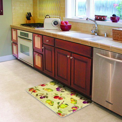  Apache Mills Cushion Comfort Mat, Fruit of The Spirit Kitchen Mat, 18-Inch by 30-Inch