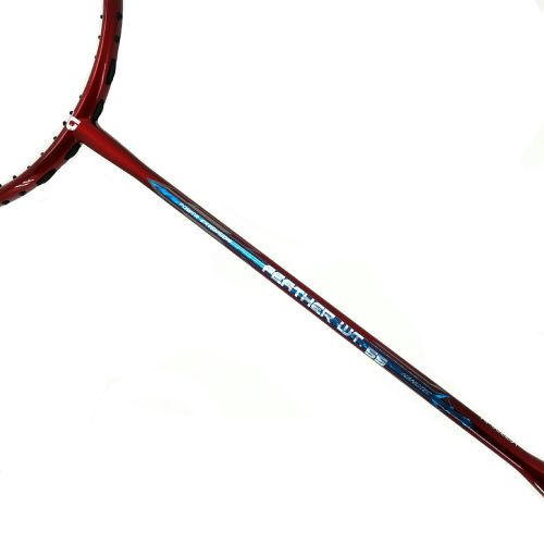 Apacs FEATHER WEIGHT 55 Red (World Lightest) Badminton Racket Free String Grip