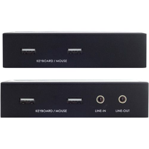  Apantac Single Port DVI-D/USB over CATx KVM-1-ED Extender & KVM-1-RD Receiver Set