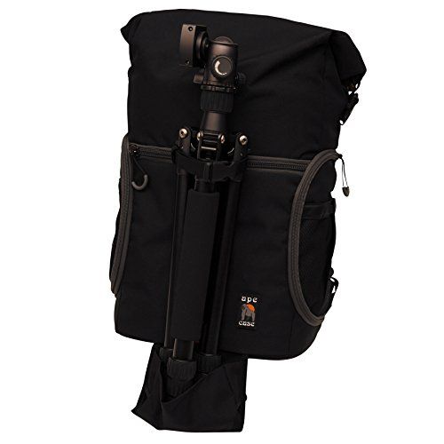  Ape Case, Maxess Rolltop, Black, Water-resistant, Backpack, Camera bag (ACPRO3000)