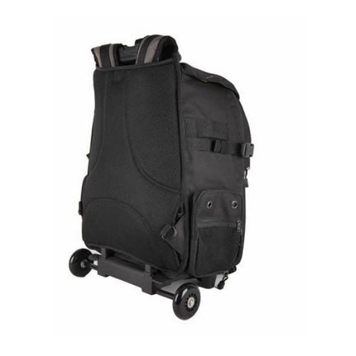  Ape Case, ACPRO4000, Backpack with wheels, Laptop compartment, Padded, Rain cover included, Adjustable straps, Camera backpack, Black (ACPRO4000)