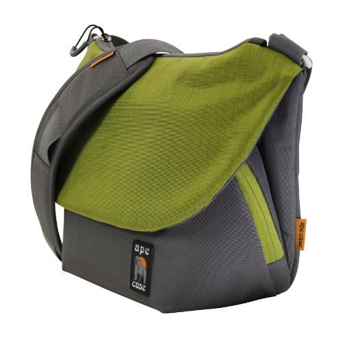  Ape Case, Messenger Bag, Large, Green, Camera Insert Included, Shoulder Strap Included, Tablet Compartment (AC580G)