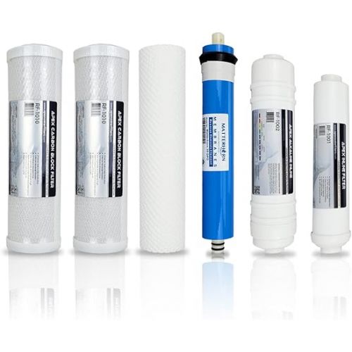  APEX RF-6050 Replacement Filter 6 Pack for Reverse Osmosis Systems