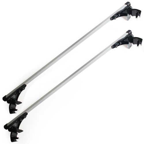  Apex Car Top Luggage Cross Bar Aluminum Roof Rack Carrier Skidproof with 3 Clamps For Ford F-150 F-350 F-450