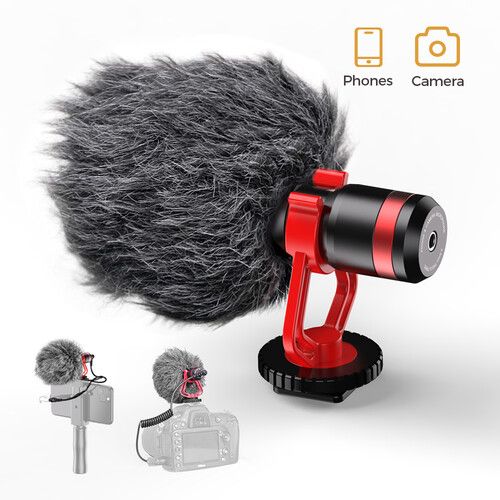  Apexel Shotgun Microphone for Cameras, Smartphones, and Portable Recorders