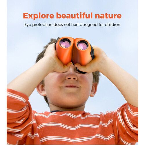  Apexel 8x21 Kids Binoculars (Orange)