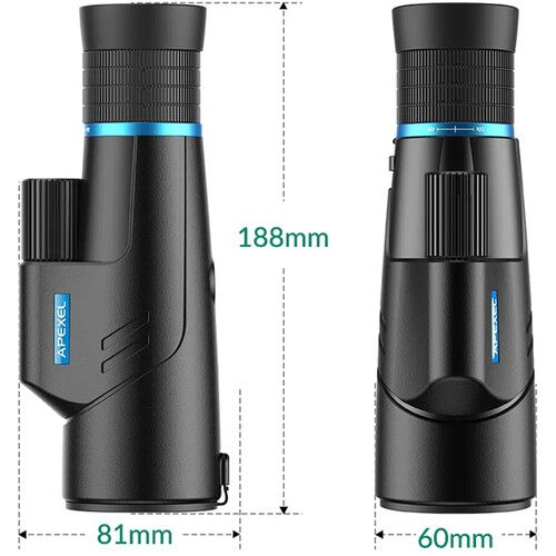  Apexel 10-20x50 Zoom Monocular Telescope