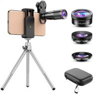 Apexel 4-in-1 Smartphone Lens with Tripod