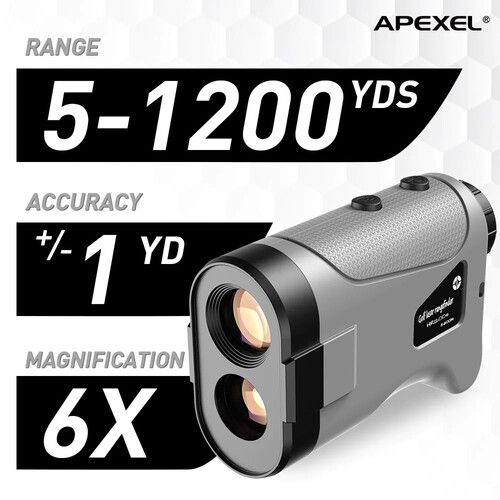  Apexel 6x24 Laser Rangefinder (1312-yd Range)