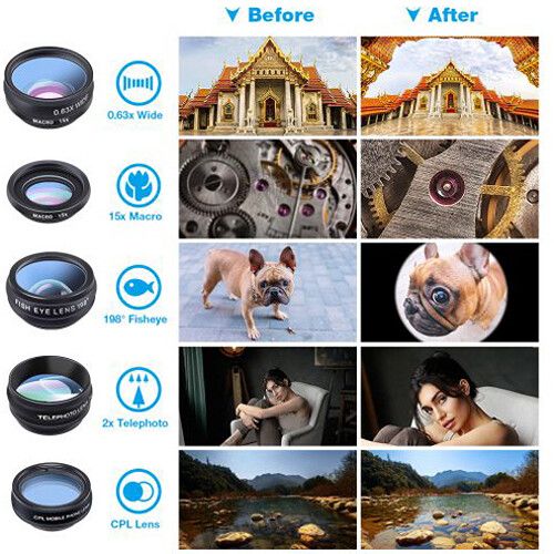  Apexel 10-in-1 Smartphone Lens Kit