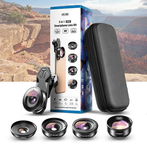  Apexel Multi-Functional 5-in-1 Lens Kit