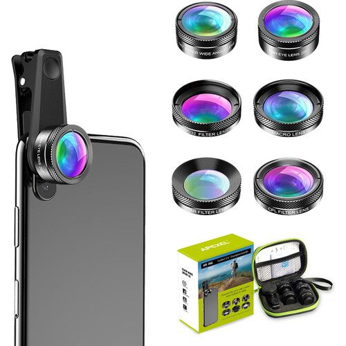  Apexel 6-in-1 Smartphone Lens Kit