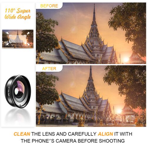  Apexel 110° Wide-Angle Lens