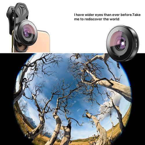  Apexel 195° Fisheye Lens