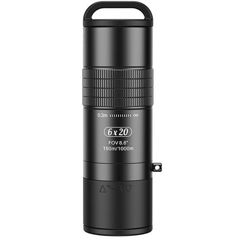  Apexel 6x20 Monocular with Smartphone Clip