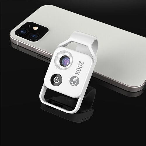  Apexel 200x Mobile LED Microscope Lens (White)