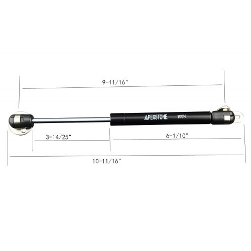 Apexstone 100N/22.5lb Gas Strut,Gas Spring,Lid Support,Lift Support,Lid Stay,Gas Props/Shocks,Set of 4