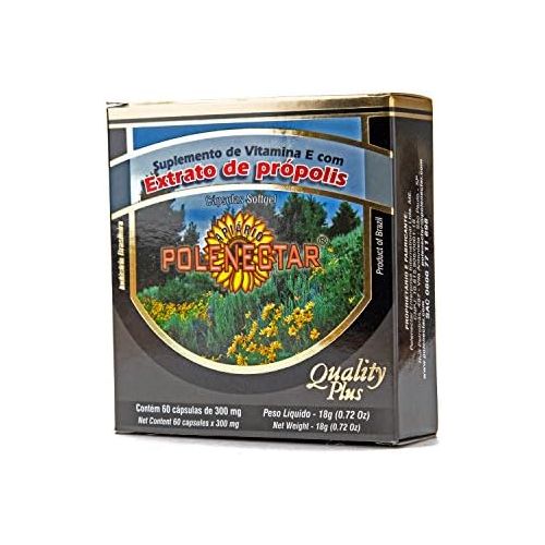  Case With 16 Boxes Of Brazilian Green Bee Propolis Extract Apiario Polenectar Concentrated Softgel 300 mg Capsules By JLBrazil