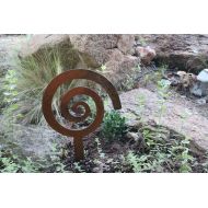 /ApocalypseFab Large 12 Spiral Garden Stake, Steel Garden decor, planter edge, Garden edging