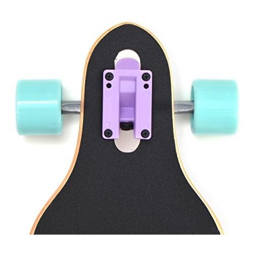  Apollo Longboard Special Edition Komplettboard inkl. T-Tool, mit High Speed ABEC Kugellagern, Drop-Through Freeride Skaten Cruiser Boards